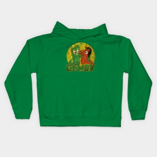 Vintage Gumby Kids Hoodie